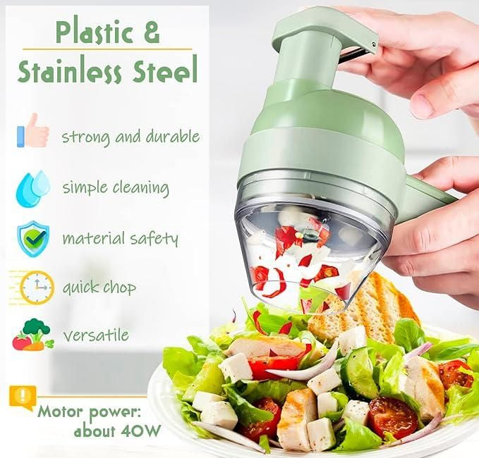 4 in 1 Electric Vegetable Cutter